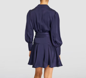 Zimmermann Silk Wrap Mini Dress 5