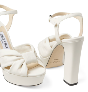 Jimmy Choo Heloise 120 Leather Sandals 4