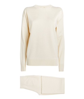 Olivia von Halle Silk-Blend Carmel Tracksuit 2