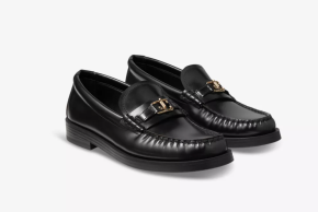 Jimmy Choo Addie Logo-Plaque Leather Loafers 4