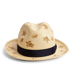 Vilebrequin x Borsalino Turtle Print Straw Hat 4
