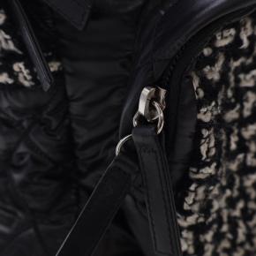 Chanel Black Nylon and Tweed Coco Neige Backpack 9