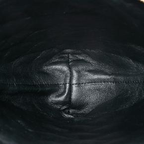 Saint Laurent Black Large Quilted Lambskin Sade Triangle Pouch 4