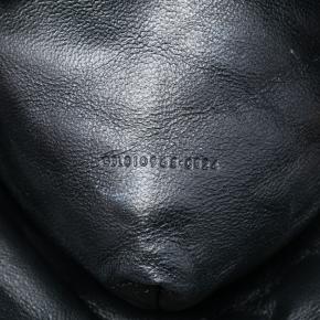 Saint Laurent Black Large Quilted Lambskin Sade Triangle Pouch 5