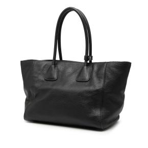 Prada Black Vitello Daino Shopping Tote 2