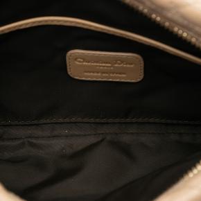 Dior Beige Coated Canvas Cannage Lady Dior Panarea Clutch 4