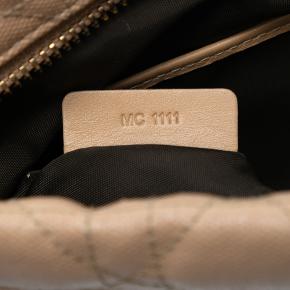 Dior Beige Coated Canvas Cannage Lady Dior Panarea Clutch 6