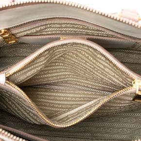Prada Blush Medium Bicolor Saffiano Lux Promenade Satchel 4