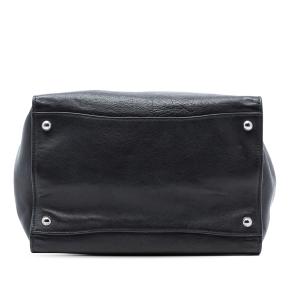 Prada Black Glace Calf Twin Pocket Satchel 3