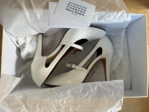 Maison Margiela White Patent Mary Janes 14