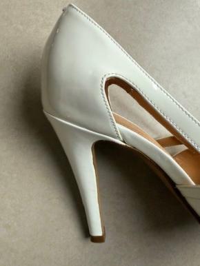 Maison Margiela White Patent Mary Janes 13