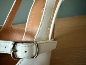 Maison Margiela White Patent Mary Janes 12