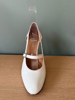 Maison Margiela White Patent Mary Janes 7