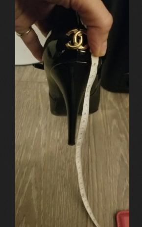 Chanel Black Mary Jane Pumps 13