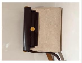 Hermes Ecru Ebene Mini Herbag 20 3