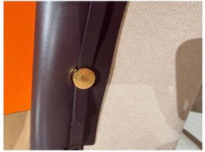 Hermes Ecru Ebene Mini Herbag 20 6