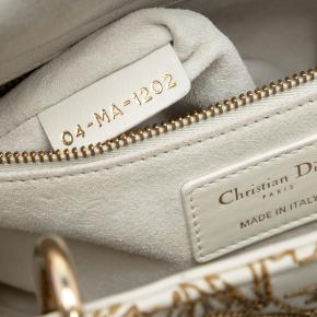 Dior Gold Medium Calfskin Embroidered Astrology Lady Dior 6