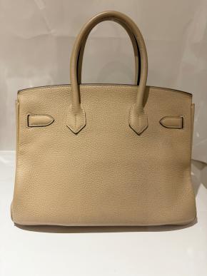 Hermes Trench Togo Leather Birkin 30 Bag 10