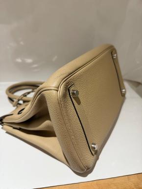 Hermes Trench Togo Leather Birkin 30 Bag 6