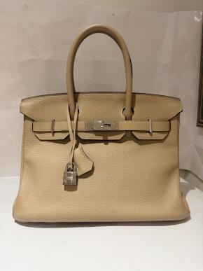 Hermes Trench Togo Leather Birkin 30 Bag 3