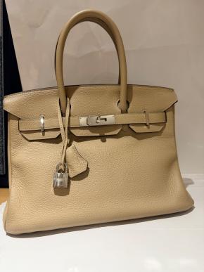 Hermes Trench Togo Leather Birkin 30 Bag 2