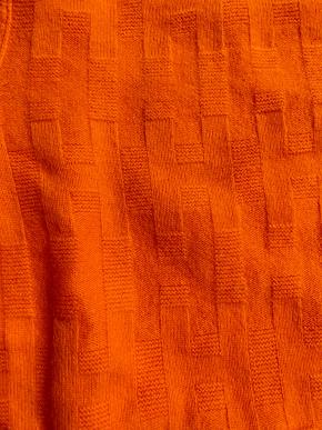 Hermes Orange H Cashmere Two Piece Suit 6