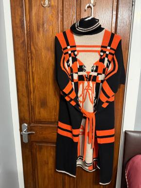 Hermes Brides De Gala Cashmere Dress 4