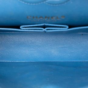 Chanel Blue Small Classic Caviar Double Flap 4