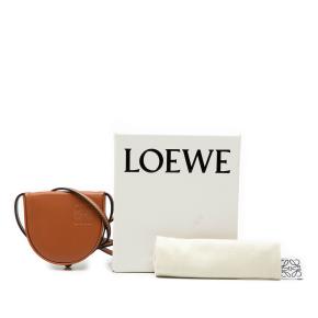 Loewe Tan Mini Soft Calfskin Heel Pouch 8