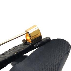 Chanel Blue Silk  Camellia Brooch 8