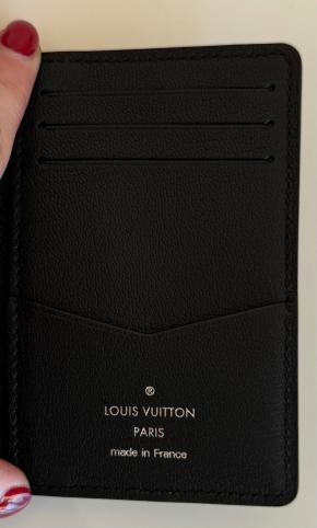 Louis Vuitton Black Exotic Ostrich Leather Wallet 4