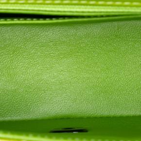 Chanel Lime Mini Rectangular Classic Velvet Single Flap 4