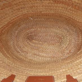 Celine Large Raffia Cuir Triomphe Classic Panier Tote 4