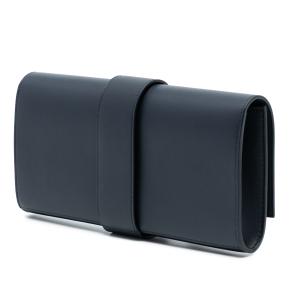 Hermes Blue Tadelakt Medor Clutch 23 2