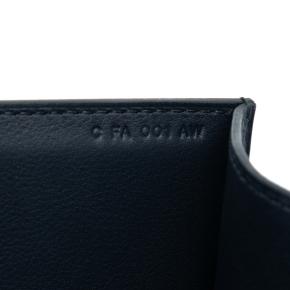 Hermes Blue Tadelakt Medor Clutch 23 6