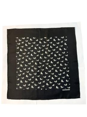 Hermes Horse Print Pocket Square 6