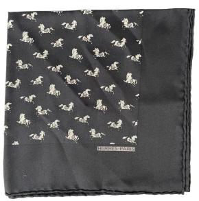 Hermes Horse Print Pocket Square 5