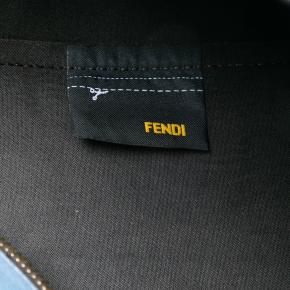 Fendi Blue Medium Ombre Zucca Spalmati Roll Tote 5