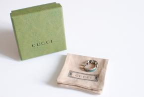 Gucci Silver Chain Link Ring 2