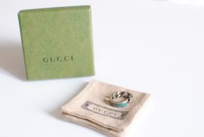 Gucci Silver Chain Link Ring 3