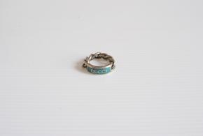Gucci Silver Chain Link Ring 4