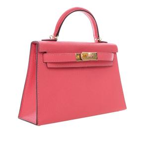 Hermes Rose Azelee Mini Chevre Mysore Kelly II Sellier 20 2