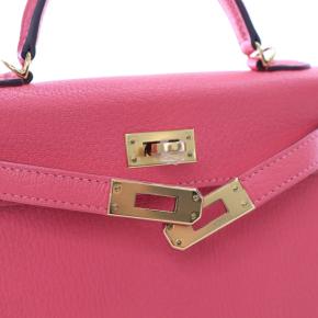Hermes Rose Azelee Mini Chevre Mysore Kelly II Sellier 20 8