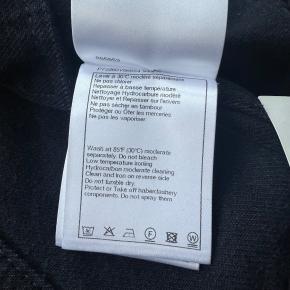 Chanel Black Camelia Denim Button Front Jacket 6