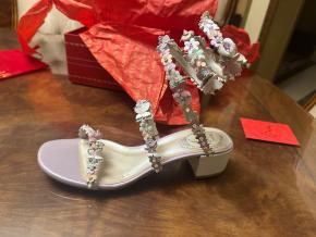 Rene Caovilla Embellished Floral Sandals 3