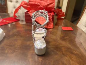 Rene Caovilla Embellished Floral Sandals 4