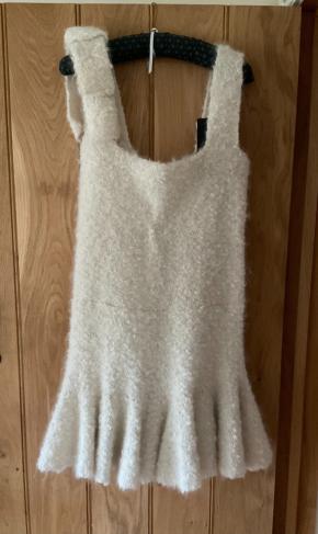 Jil Sander Cream Boucle Mini Dress 9