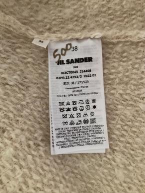 Jil Sander Cream Boucle Mini Dress 10