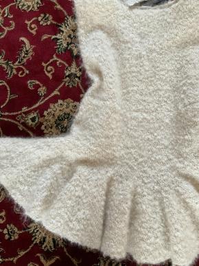 Jil Sander Cream Boucle Mini Dress 8