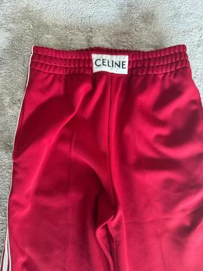 Celine Side Stripe Red Track Pants 6